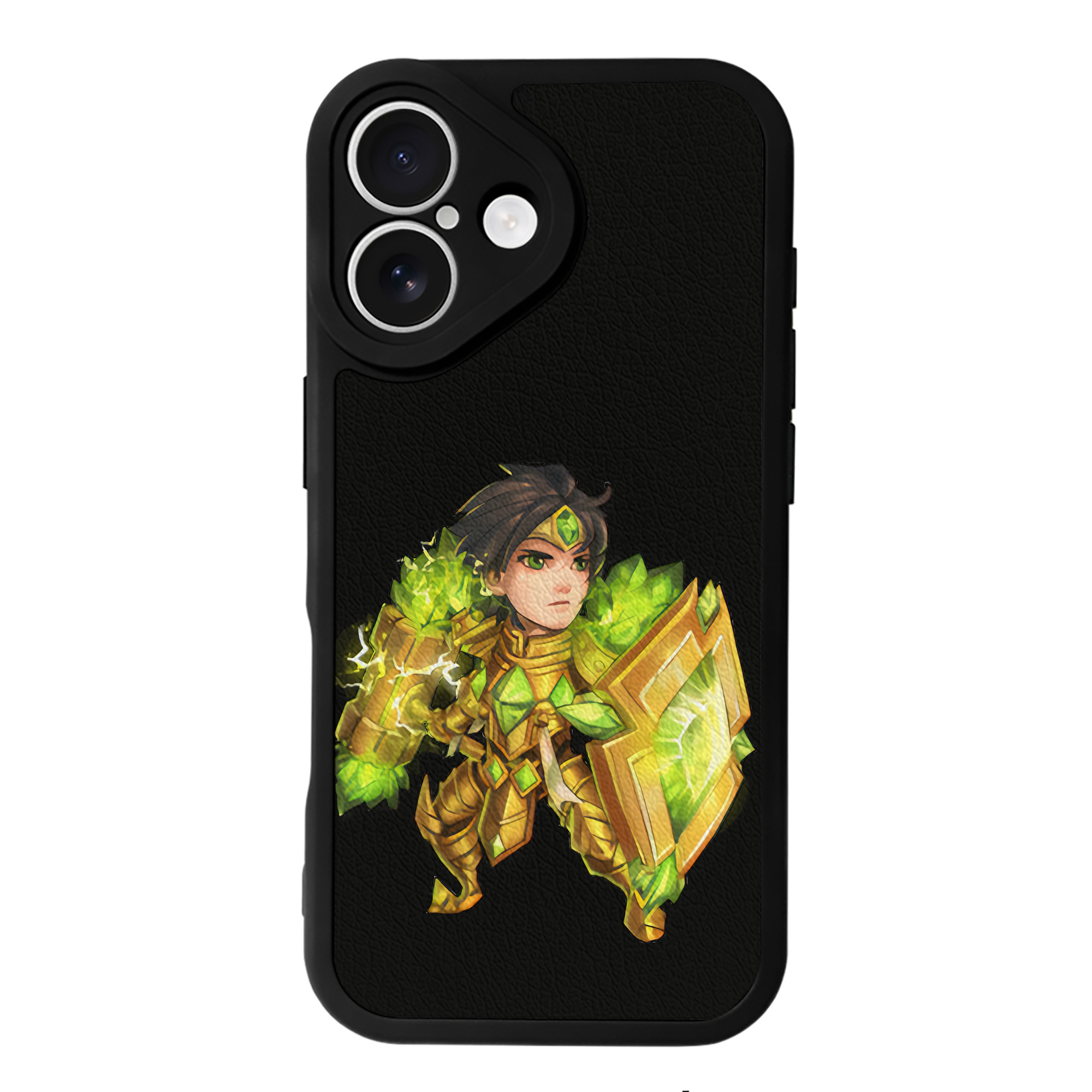 （画像用） リーグ・オブ・レジェンド League of Legends LOL 【iPhone 16シリーズ対応】シリコンスマホケース（レザー調） 材質：シリコン